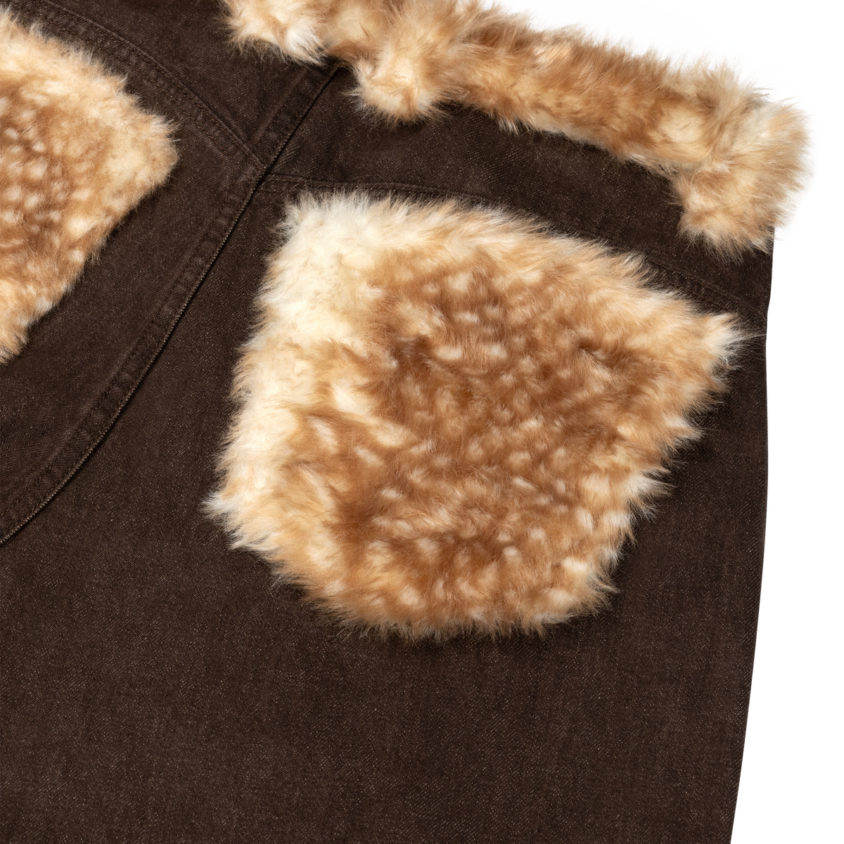 The fur art denim